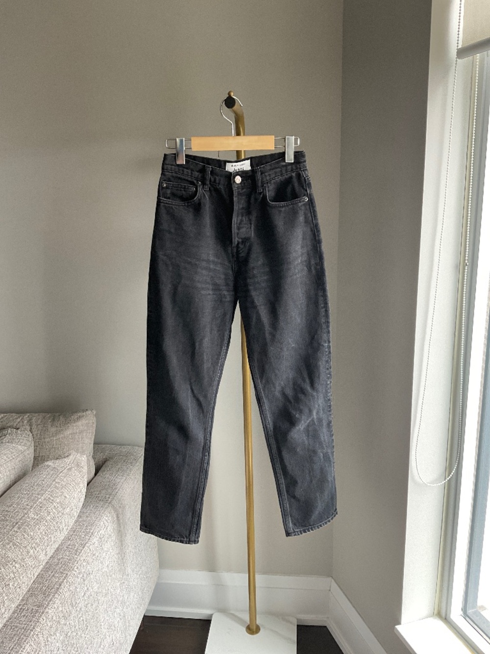 Reformation Cynthia High-Rise Straight Leg Jeans